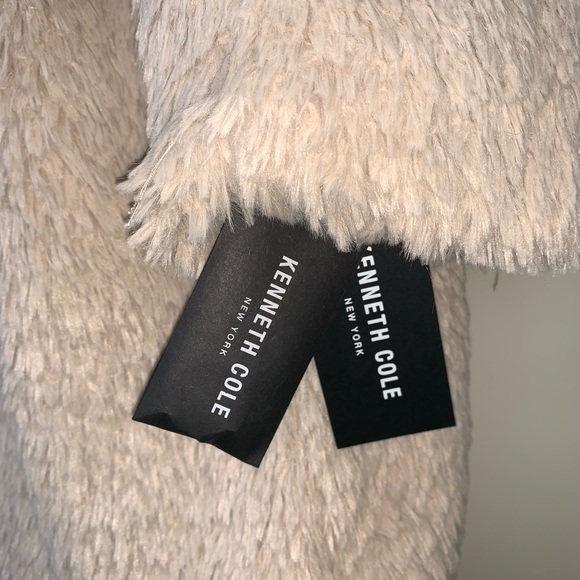 Kenneth Cole Fluff Pea Coat - Picture 4 of 4